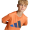 adidas Essentials T-Shirt Kinder KD6049 - dusky orange/team royal blue/dark blue/aurora ink 164