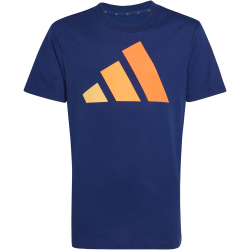 adidas Essentials T-Shirt Kinder KD6047 - dark blue/semi ice tangerine/pure tangerine/pure orange 152