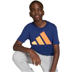 adidas Essentials T-Shirt Kinder KD6047 - dark blue/semi ice tangerine/pure tangerine/pure orange 164