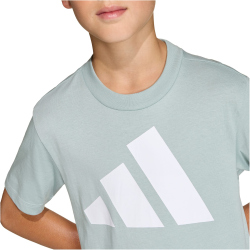 adidas Essentials T-Shirt Kinder KD6046 - wonder sage/white 140