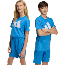adidas Essentials T-Shirt Kinder KD6044 - ray blue/white 128
