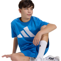 adidas Essentials T-Shirt Kinder KD6044 - ray blue/white 152