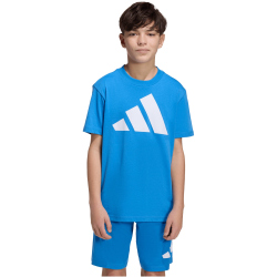 adidas Essentials T-Shirt Kinder KD6044 - ray blue/white 164