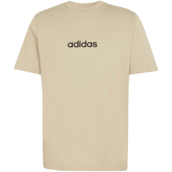 adidas Essentials Linear Single Jersey T-Shirt Herren KC0885 - wonder cargo/black M