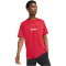 adidas Essentials Linear Single Jersey T-Shirt Herren KC0881 - active maroon/white S