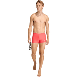 adidas 3-Streifen 2" Boxer Badeshorts Herren KA3844 - semi lucid red/white 4 (S)