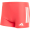 adidas 3-Streifen 2" Boxer Badeshorts Herren KA3844 - semi lucid red/white 4 (S)