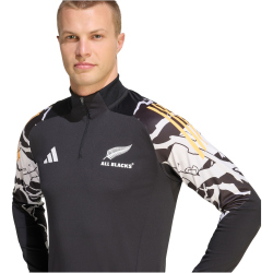 adidas All Blacks Neuseeland Rugby x Marvel 1/4-Zip...
