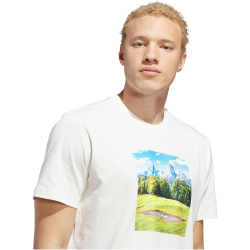 adidas Hoop Sanctuary Graphic T-Shirt Herren KC9260 - off white S