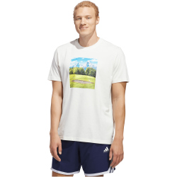 adidas Hoop Sanctuary Graphic T-Shirt Herren KC9260 - off white S