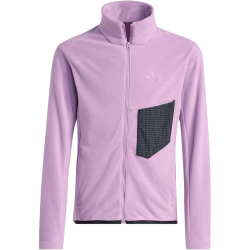 adidas TERREX Multi Fleece Sweatjacke Kinder KA4898 - preloved purple 164