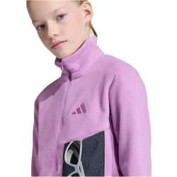 adidas TERREX Multi Fleece Sweatjacke Kinder KA4898 - preloved purple 164