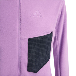 adidas TERREX Multi Fleece Sweatjacke Kinder KA4898 - preloved purple 164