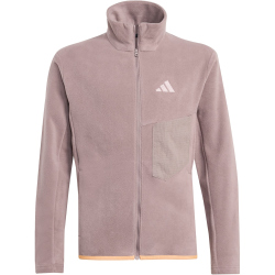 adidas TERREX Multi Fleece Sweatjacke Kinder KA4896 - Trace brown 140
