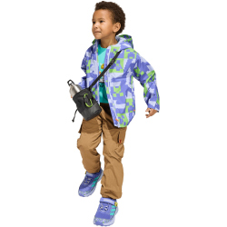 adidas TERREX x Minecraft 2 Layer Climaproof Regenjacke Kinder KA0082 - violet tone/semi cobalt blue/semi lucid lime 116