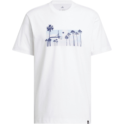 adidas Summer Sunset Graphic T-Shirt Herren JZ7544 - white S