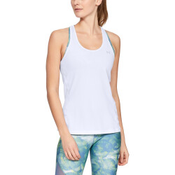 UNDER ARMOUR Racer Tanktop Damen white/metallic silver M