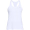 UNDER ARMOUR Racer Tanktop Damen white/metallic silver M