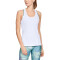 UNDER ARMOUR Racer Tanktop Damen white/metallic silver M