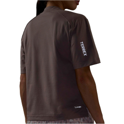adidas TERREX Xploric Climacool+ Trailrunning Laufshirt Damen JY4100 - Trace brown XS