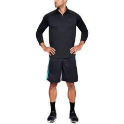 UNDER ARMOUR Tech 2.0 Sweatshirt mit 1/2-Zip 001 - black/charcoal XS