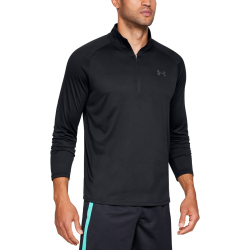 UNDER ARMOUR Tech 2.0 Sweatshirt mit 1/2-Zip 001 - black/charcoal S