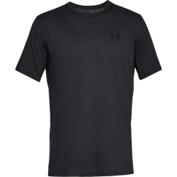 UNDER ARMOUR Sportstyle Left Chest Trainingsshirt Herren 001 - black/black XXL