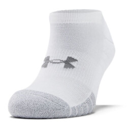 3er Pack UNDER ARMOUR HeatGear No Show Sneakersocken weiß M (37-41)