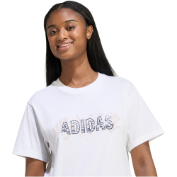 adidas Animal Graphic T-Shirt Damen KB7146 - white XXS