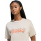adidas Animal Graphic T-Shirt Damen KB7145 - wonder alumina L