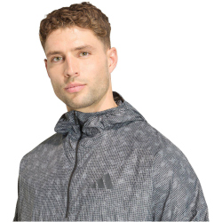 adidas TERREX Xploric Clima365 Printed Windjacke Herren KE7515 - grey six/carbon/black M