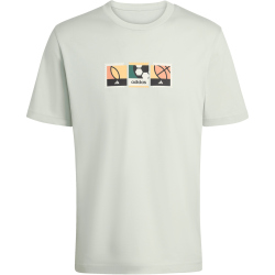 adidas Memories of Sport Stamps Graphic T-Shirt Herren KG5403 - linen green XXL