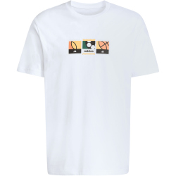 adidas Memories of Sport Stamps Graphic T-Shirt Herren KB2509 - white XL