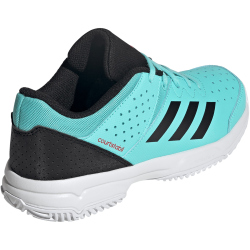 adidas Court Stabil Hallenschuhe Kinder JR9581 - flash aqua/core black/cloud white 36