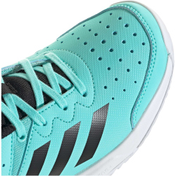 adidas Court Stabil Hallenschuhe Kinder JR9581 - flash aqua/core black/cloud white 36