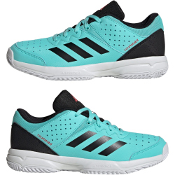 adidas Court Stabil Hallenschuhe Kinder JR9581 - flash aqua/core black/cloud white 36