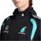 adidas Mercedes - AMG Petronas Formel 1 Team Mechaniker Regenjacke Damen KE5474 - black/grey two XS