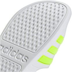 adidas Aqua adilette Badelatschen Kinder IH6895 - cloud white/solar slime/cloud white 29