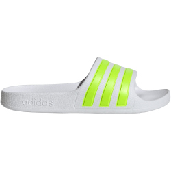 adidas Aqua adilette Badelatschen Kinder IH6895 - cloud white/solar slime/cloud white 31
