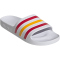 adidas Aqua Adilette Badelatschen HQ2453 - cloud white/team power red 2/crew yellow 47