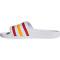 adidas Aqua Adilette Badelatschen HQ2453 - cloud white/team power red 2/crew yellow 47