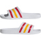 adidas Aqua Adilette Badelatschen HQ2453 - cloud white/team power red 2/crew yellow 47