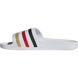 adidas Aqua Adilette Badelatschen HQ2451 - cloud white/core black/gold met. 39