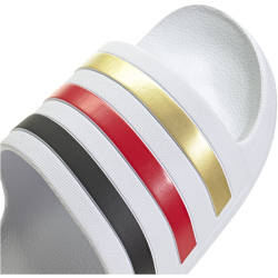 adidas Aqua Adilette Badelatschen HQ2451 - cloud white/core black/gold met. 40.5