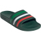 adidas Aqua Adilette Badelatschen HQ2450 - team dark green/cloud white/bright red 40.5