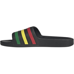 adidas Aqua Adilette Badelatschen HQ2449 - core black/green/pure ruby 39