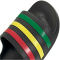 adidas Aqua Adilette Badelatschen HQ2449 - core black/green/pure ruby 39