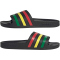 adidas Aqua Adilette Badelatschen HQ2449 - core black/green/pure ruby 39