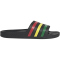 adidas Aqua Adilette Badelatschen HQ2449 - core black/green/pure ruby 40.5