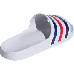 adidas Aqua Adilette Badelatschen HQ2448 - cloud white/pure ruby/semi lucid blue 40.5
